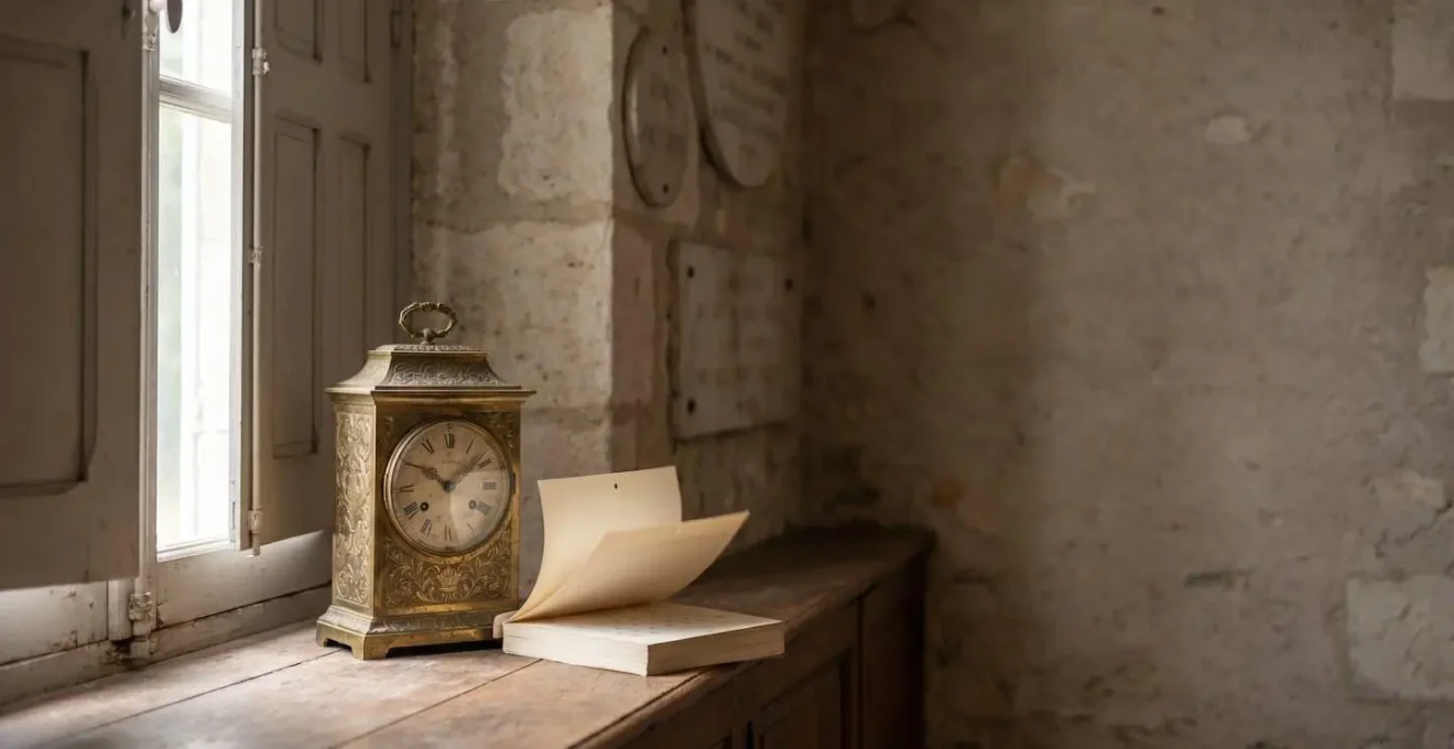 Horloge et calendrier symbolisant le compte a rebours des delais administratifs apres un deces en France